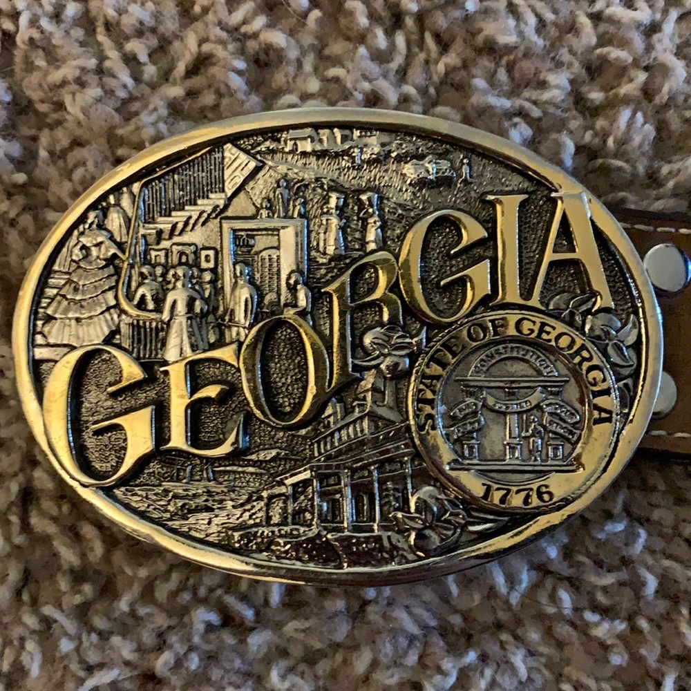 Georgia Belt buckle. Immaculate Condition.